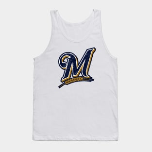 Mr Baseball Retro Distressed Style Tank Top